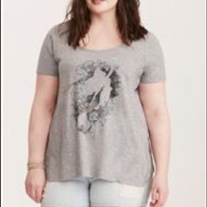 DISNEY ARIEL CROCHET INSET TEE